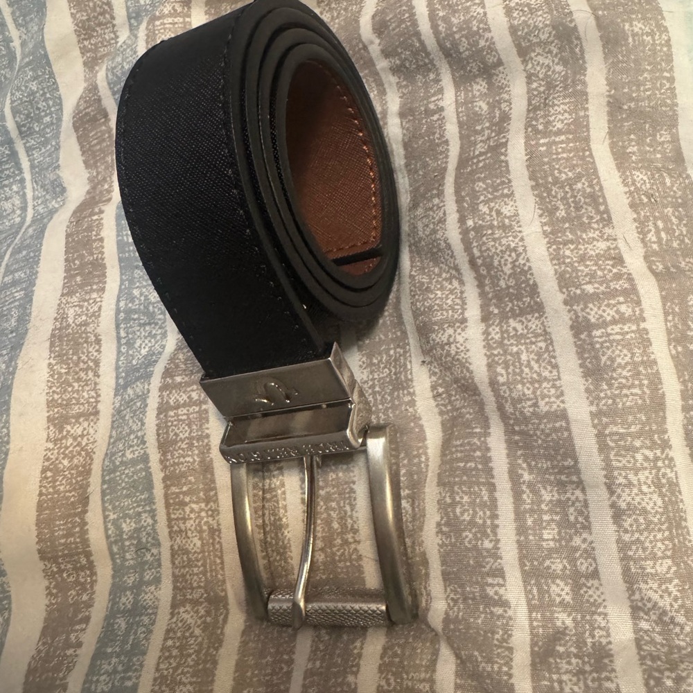 Black Belt with Silver Buckle